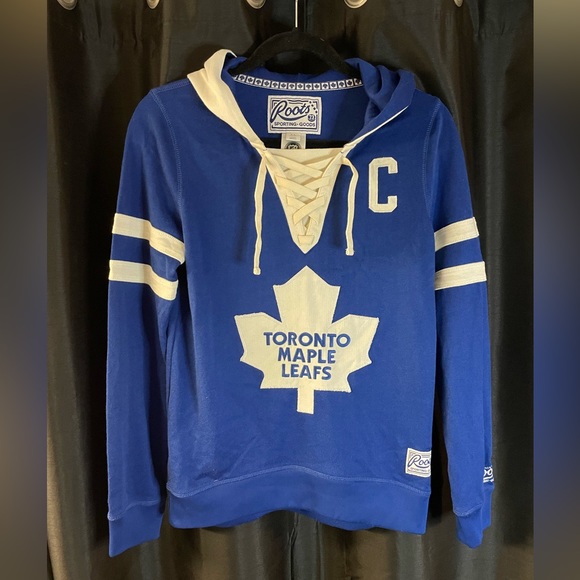 Roots Toronto Maple Leafs Jersey Hoodie - Picture 1 of 4
